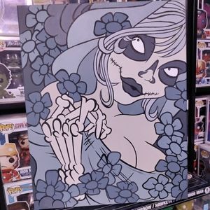 Seductive to the bone" artist/Anthony Trayer. 16x20 Original artwork